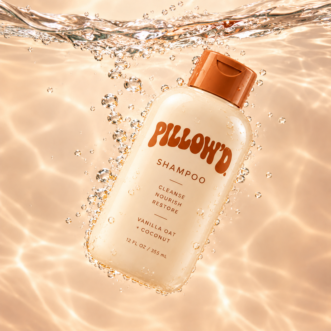 Pillow'd Vanilla Oat + Coconut Shampoo key ingredients